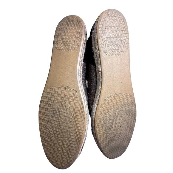 Stuart Weitzman Espadrille Black Glitter High Top Lace Up Sneaker Boho Designer - Picture 3 of 16